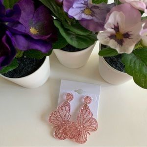 💓Glitter Butterfly Earrings 🦋